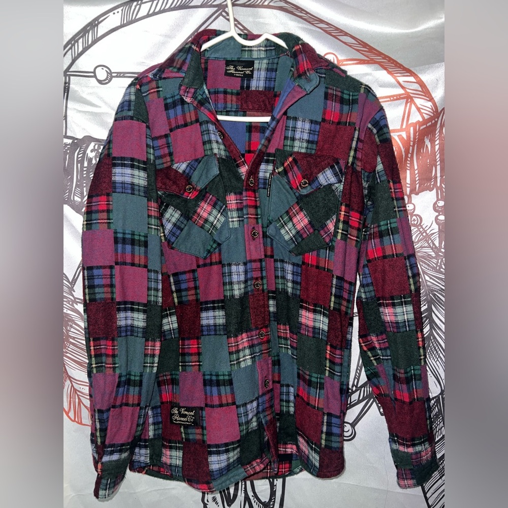 VERMONT FLANNEL CO! Men’s XS OR women’s oversized MED.